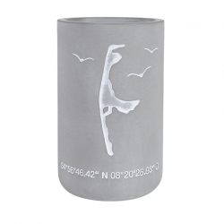 Weinkühler mit Aufschrift Moin Beton ca. 20,5 cm